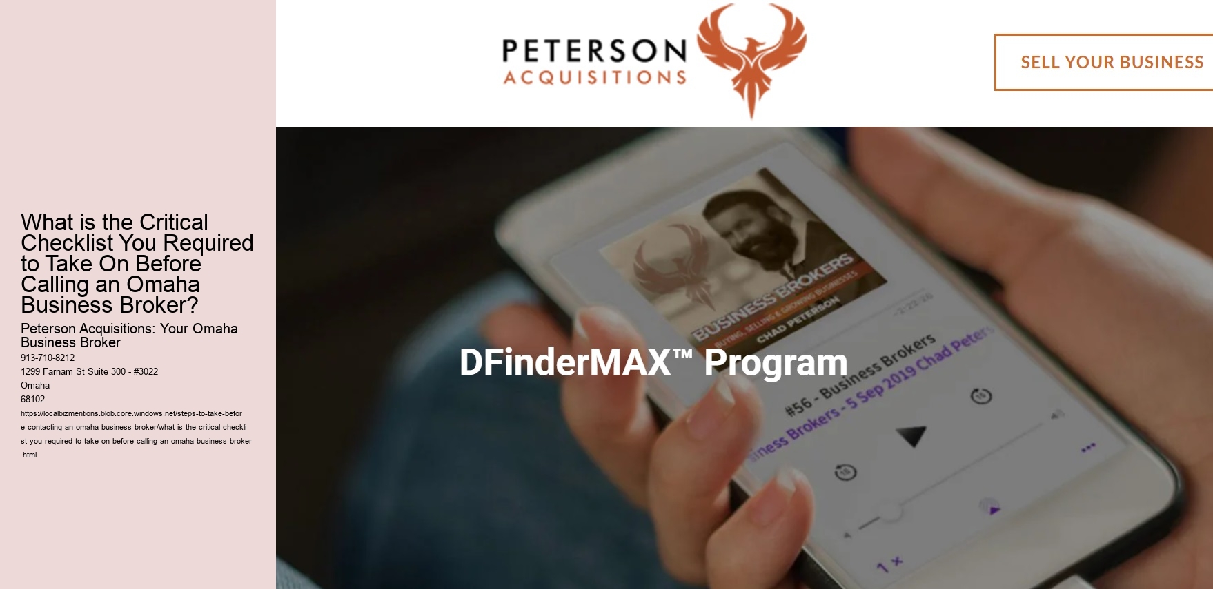 What is the Critical Checklist You Required to Take On Before Calling an Omaha Business Broker?