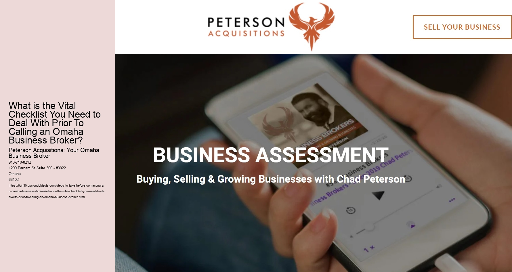 What is the Vital Checklist You Need to Deal With Prior To Calling an Omaha Business Broker?