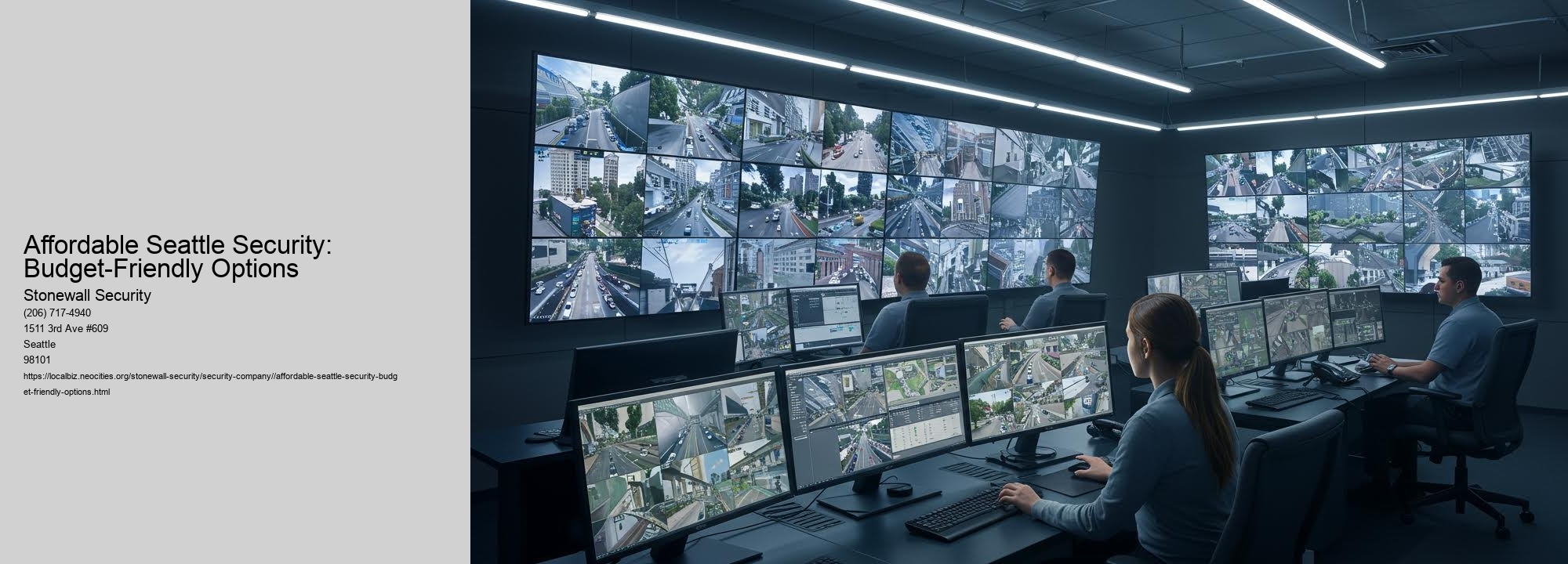 Affordable Seattle Security: Budget-Friendly Options