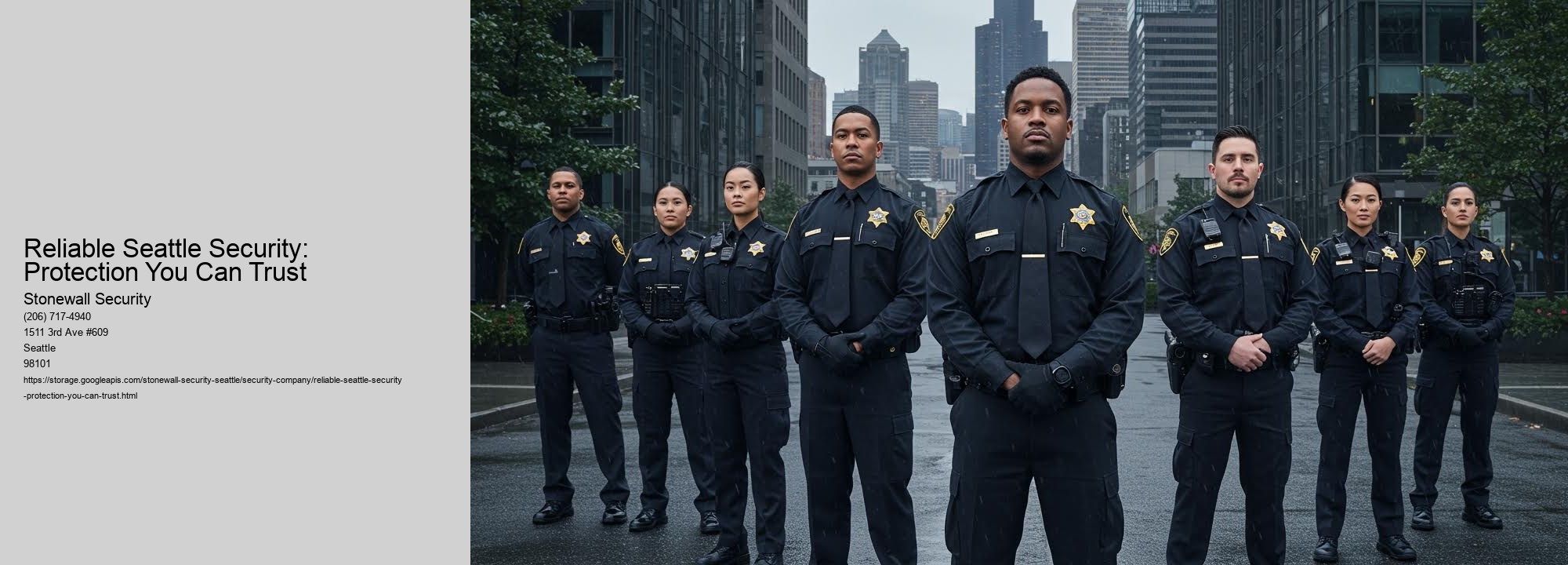 Reliable Seattle Security: Protection You Can Trust