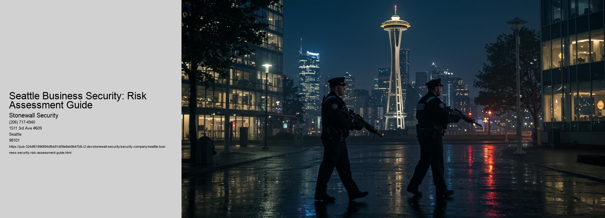 Seattle Business Security: Risk Assessment Guide