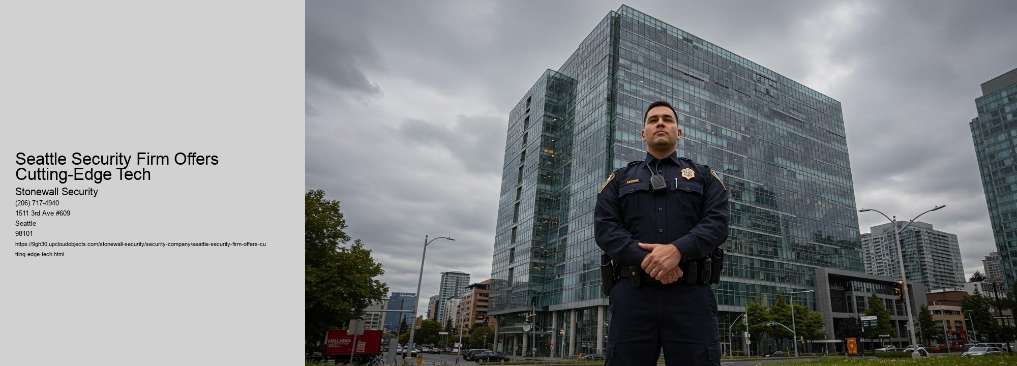 Seattle Security Firm Offers Cutting-Edge Tech