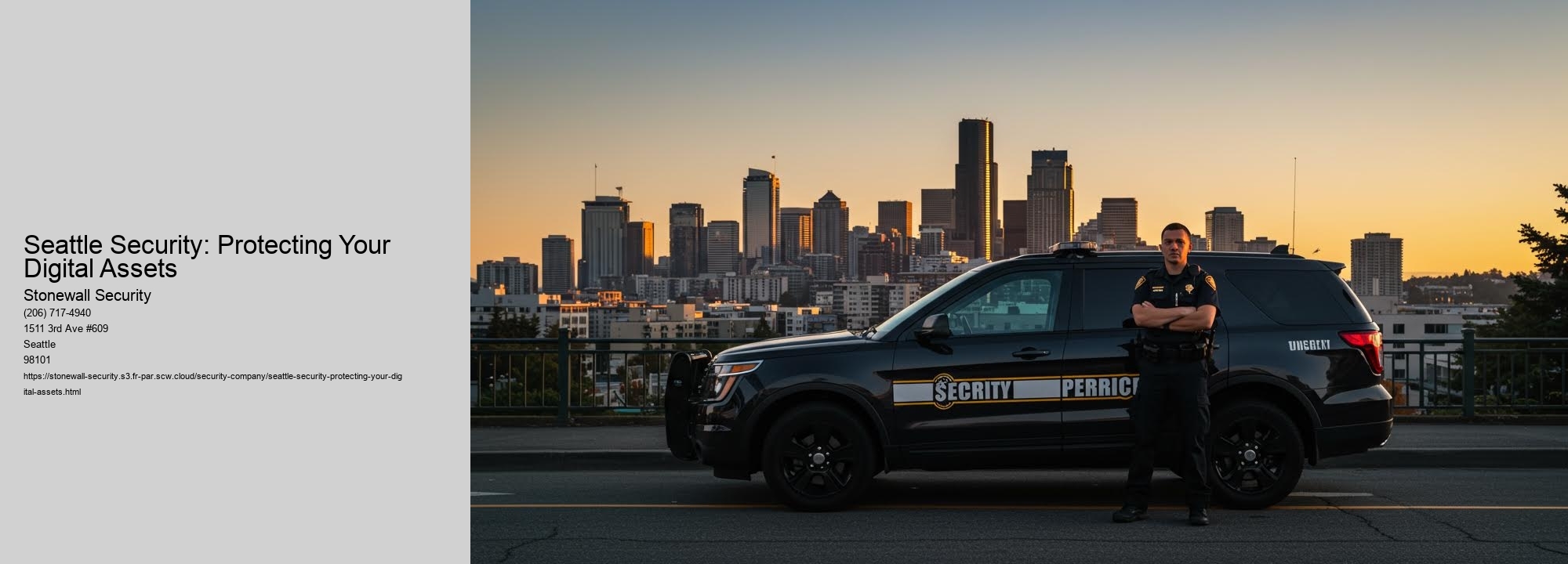 Seattle Security: Protecting Your Digital Assets