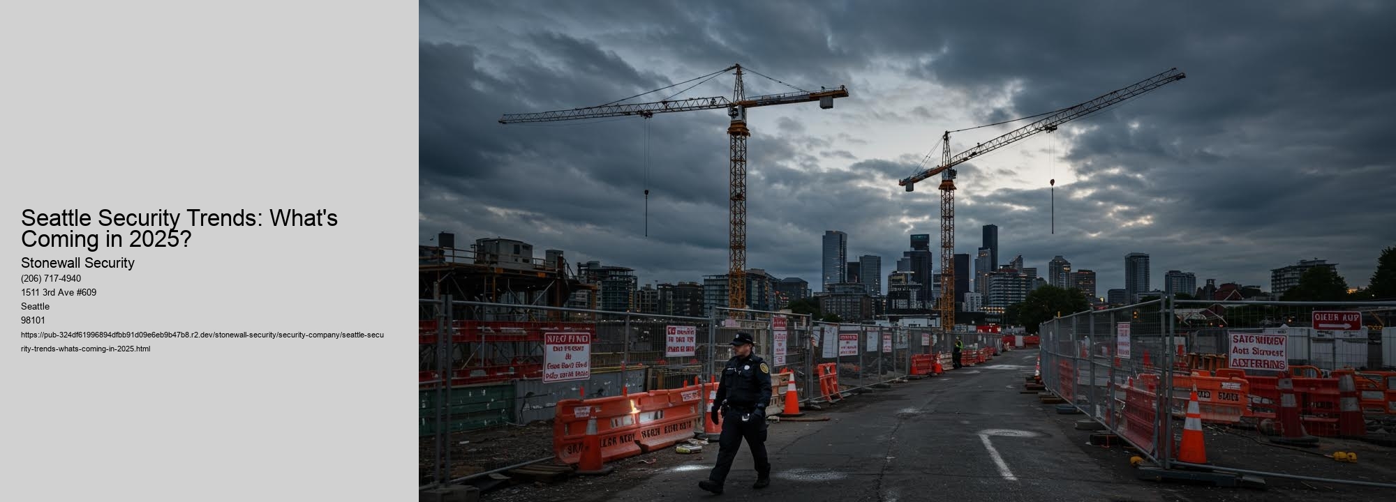 Seattle Security Trends: What's Coming in 2025?