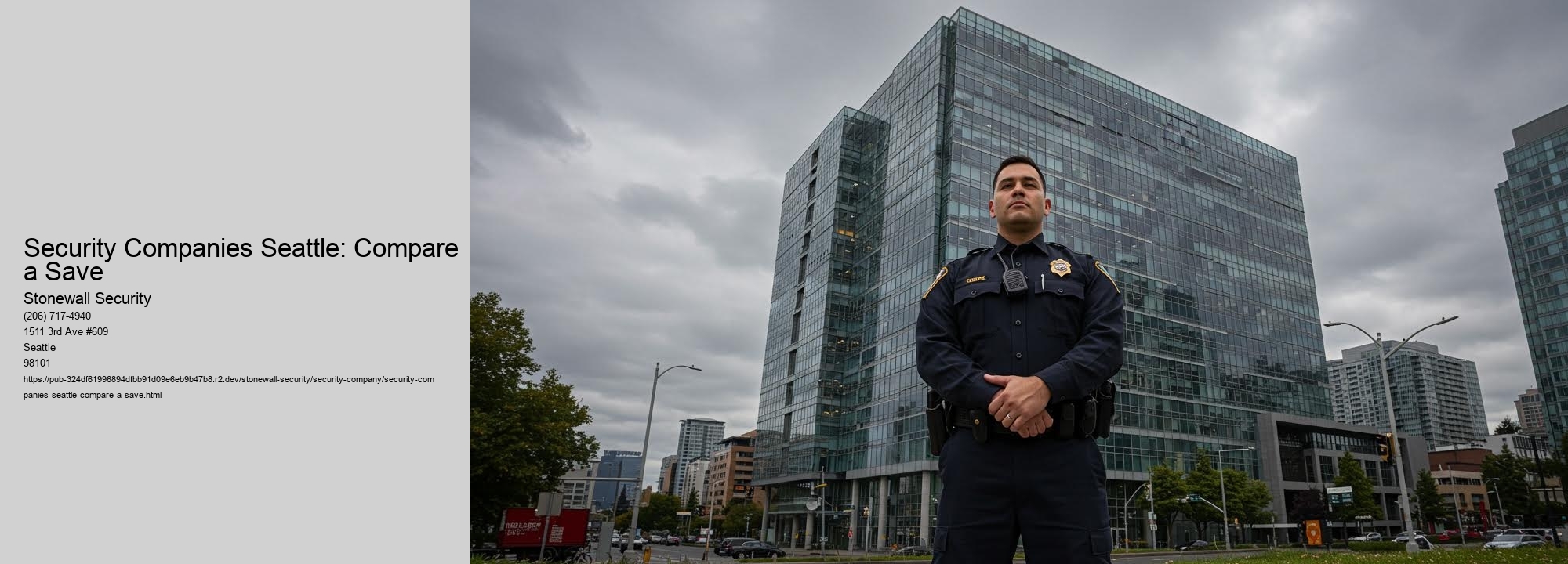 Security Companies Seattle: Compare a Save