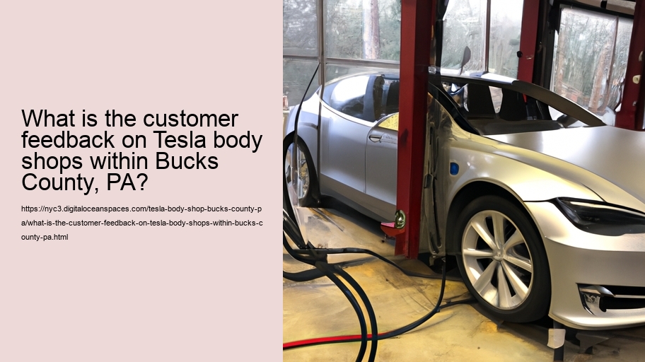 What is the customer feedback on Tesla body shops within Bucks County, PA?  