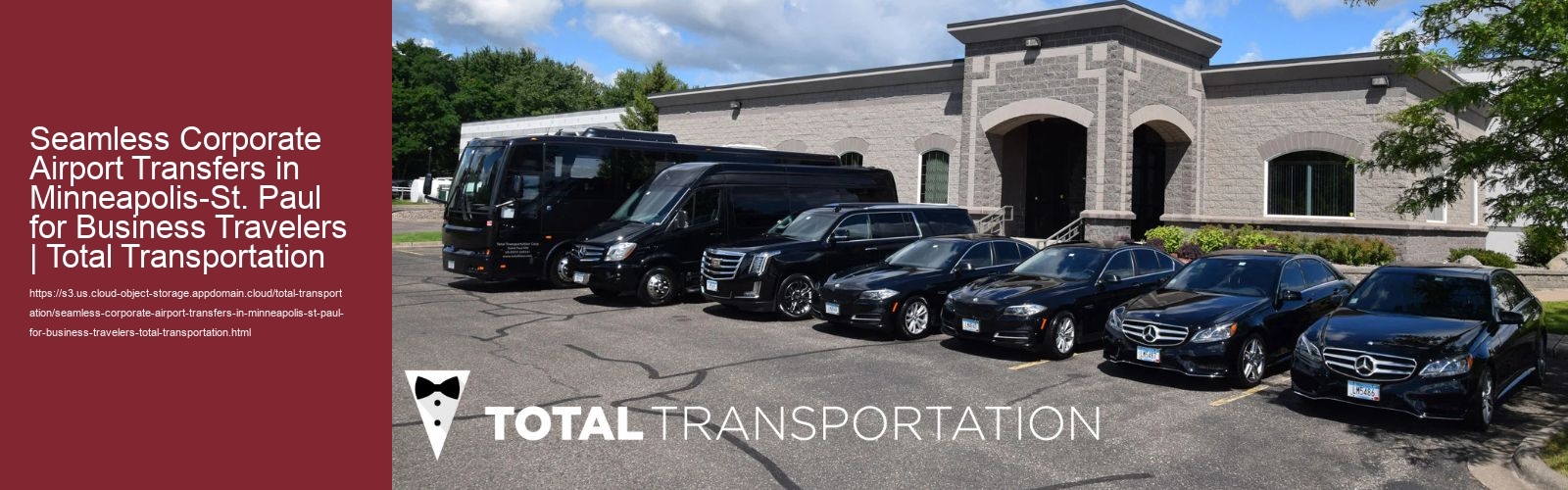 Seamless Corporate Airport Transfers in Minneapolis-St. Paul for Business Travelers | Total Transportation