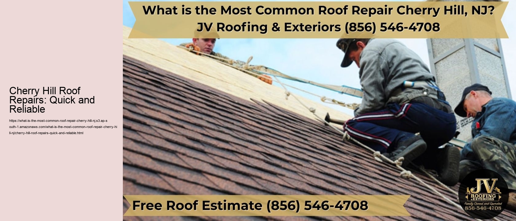 Cherry Hill Roof Repairs: Quick and Reliable