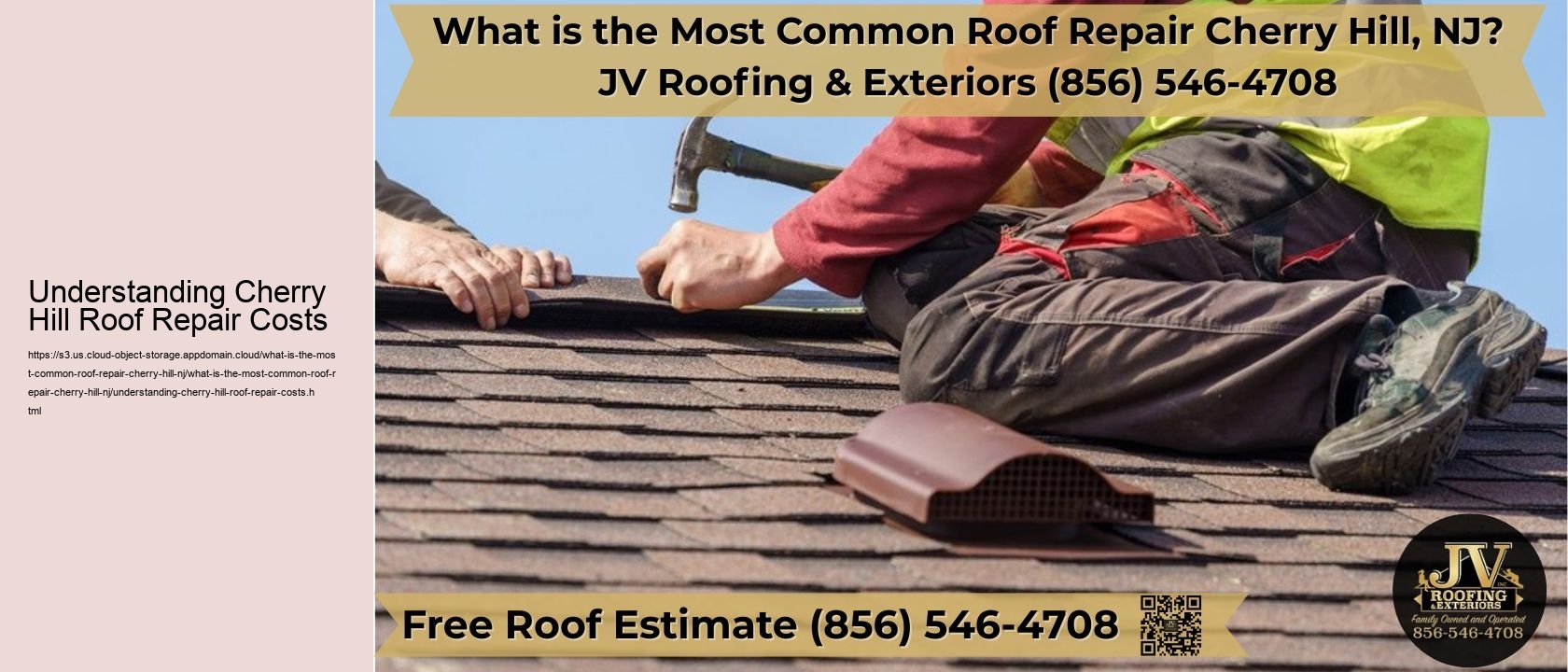 Understanding Cherry Hill Roof Repair Costs