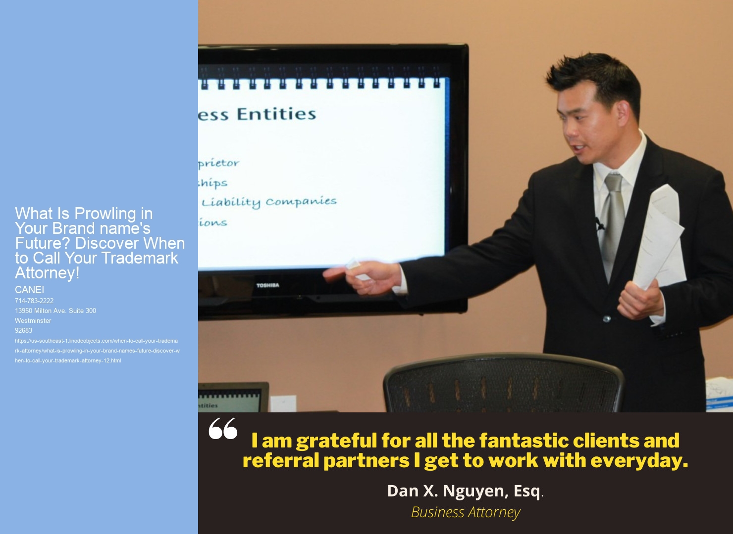 What Is Prowling in Your Brand name's Future? Discover When to Call Your Trademark Attorney!